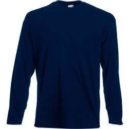 Fruit of the Loom Valueweight Long Sleeve T-Shirt - Deep Navy