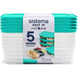 Sistema Nest It Meal Prep Food Container 5pcs 1.9L