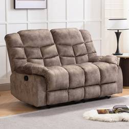 Red Barrel Studio Edilmar Brown Sofa 61.8" 2 Seater