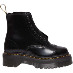 Dr. Martens Sinclair Faux Fur Lined Buttero Platform Boots - Black