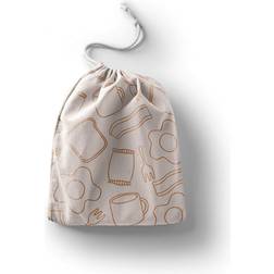 Bonamaison Printed Cotton Bags with Drawstring Köksförvaring