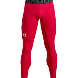 Under Armour Men's HeatGear Leggings - Red/White