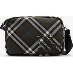 Burberry Axelväska Check - Brun