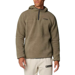 Columbia Men's Rugged Ridge III Sherpa Pullover Hoodie - Stone Green