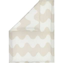Marimekko Lokki Single Dynebetræk Beige, Hvid (210x150cm)