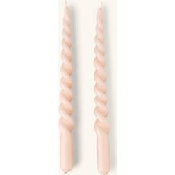 Søstrene Grene Twisted Sandy Candle 28cm 2pcs