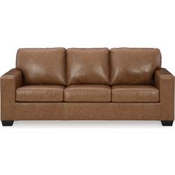 Ebern Designs Orillia Brown/Black Sofa 85" 3 Seater