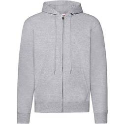 Fruit of the Loom Zip Through Hooded Sweatshirt - Heather Gray