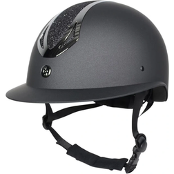 Hansbo Sport Riding Helmet HS Victory Glimmer - Black