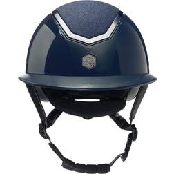 Charles Owen 2023 Wide Peak Riding Helmet Navy Gloss Pew