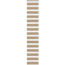 vidaXL Zebra Blind 50x230 cm Sand Brown