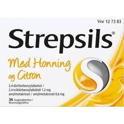 Strepsils Honey & Lemon 1.2mg 36 st Sugtablett