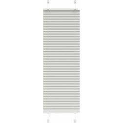 vidaXL Plisségardin Lysegrå 40x150 cm Stofbredde 39.4 cm