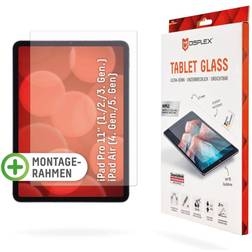 Displex 9H Tablet Glass Screen Protector with Easy-on Eco-Mounting Frame for iPad Pro 11"/iPad Air