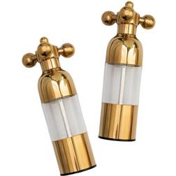 Vargen & Thor Axia Gold Salt Mill, Pepper Mill 2pcs 18cm