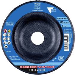 Pferd Schleifscheibe Sgp Cc-Grind-Robust Steelox 125mm Victo