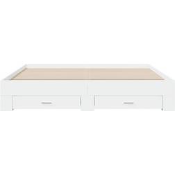 vidaXL Plywood Sängram 183x203cm