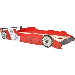 vidaXL LED Barnsäng Racerbil 94x225cm