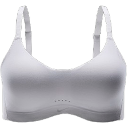 Nike Alate Minimalist Women's Light Support Padded Convertible Sports Bra - White/Cool Grey