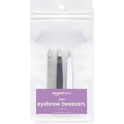 Amazon Basics Mini Eyebrow Tweezers 3-pack