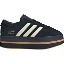adidas Gazelle Stack Shoes - Core Black/Cream White/Gum