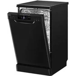 Bomann GSP 7418 Frittstående Slimline LED Knapper Svart