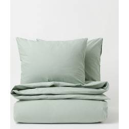 H&M Double Cover Set Duvet Cover Green (200x200cm)