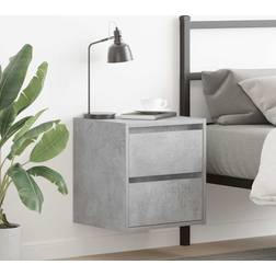 vidaXL Wall-Mounted Cabinet Nightstand 38 x 34 x 40 cm Bedside Table