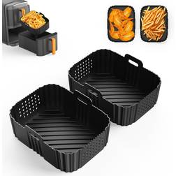 Ankway Silicone Mold Air Fryer Accessories for Ninja Double Stack XL SL400EU 2pcs