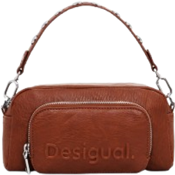 Desigual Multi Pocket Crossbody Bag - Marron