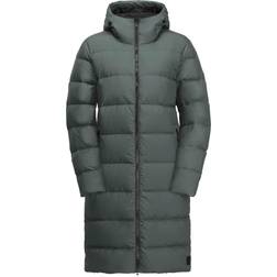 Jack Wolfskin Frozen Palace Coat - Verde Scuro/Nero