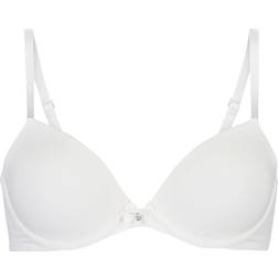Hunkemöller Plunge Padded Underwired Bra - White