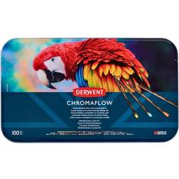 Derwent Chromaflow Pencils Tin 100-pack