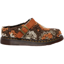 Dr. Martens Isham Crochet Wool Suede Mules - Tan