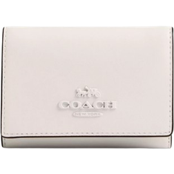 Coach Micro Wallet - Smooth Leather/Silver/Chalk