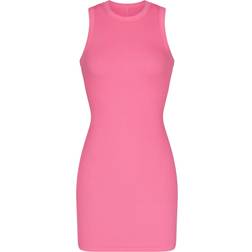 SKIMS Cotton Rib Tank Dress - Sugar Pink