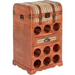 Home ESPRIT Poplar Brown Wine Rack 40x71cm