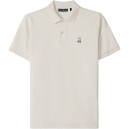 Psycho Bunny Mens Classic Pique Polo Shirt - Natural Linen