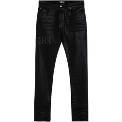 Amiri Serif Logo Jeans - Black