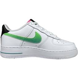 Nike Air Force 1 LV8 1 GS - White/Aquamarine/Black/Green Strike