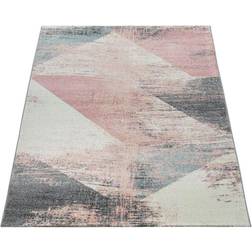 Paco Home Large Vintage Design Rug Pink, Grey, White 200x290cm