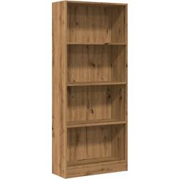 vidaXL 857820 Artisan Oak Bokhylla 143cm