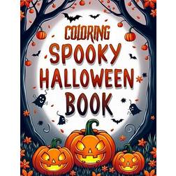 Spooky cutie and halloween scary coloring book (Paperback, 2024)