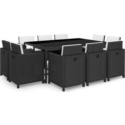 vidaXL 42547 Matgrupp, 1 Bord inkl. 10 Stolar