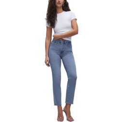 Good American Legs Straight Jeans - Blue