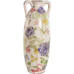 Home ESPRIT S3056878 White/Multicolour Vase 35cm