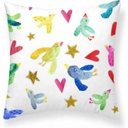 Decolores Bird Pillow Case Multicolour (65x65cm)