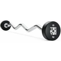 Gorilla Sports Fixed Curl Bar TRYM 15kg