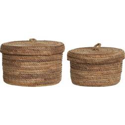 House Nordic Desio Nature Basket 24cm 24cm 2pcs