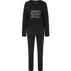 Triumph Long Sleeve Pyjama Set - Zwart